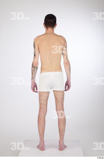 Man White Underweight Male Studio Poses