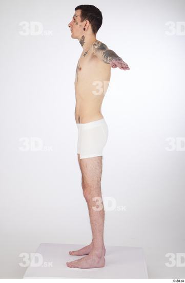 Man White Underweight Male Studio Poses