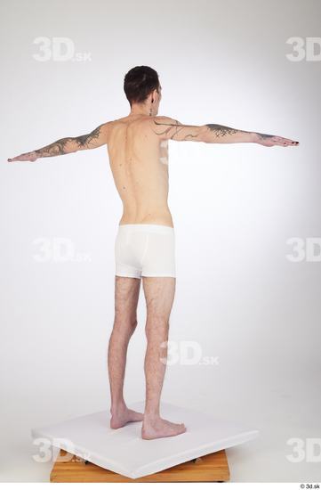 Man White Underweight Male Studio Poses