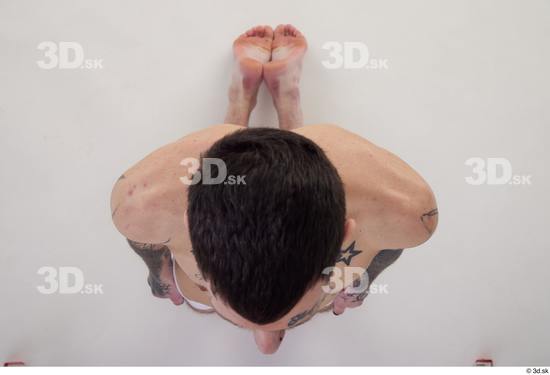 Man White Underweight Male Studio Poses