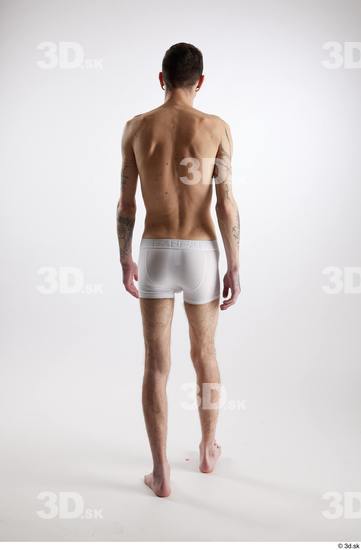 Man White Underweight Male Studio Poses