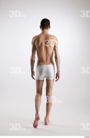 Man White Underweight Male Studio Poses