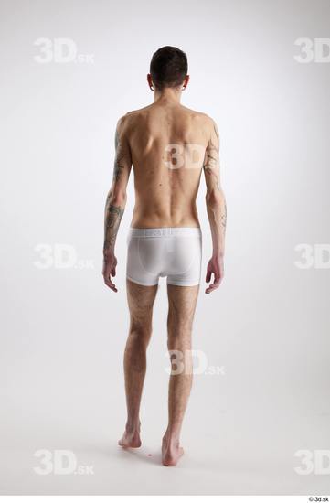 Man White Underweight Male Studio Poses