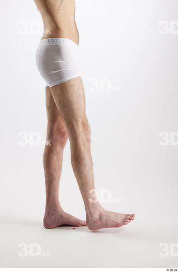 Man White Underweight Male Studio Poses