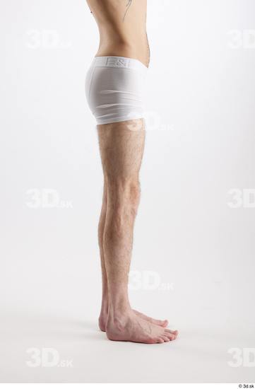 Man White Underweight Male Studio Poses