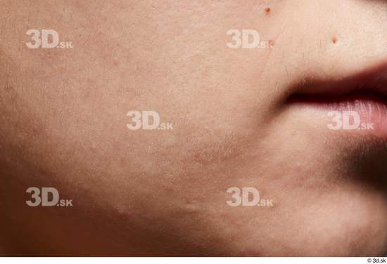 Face Mouth Cheek Skin Woman Slim Studio photo references