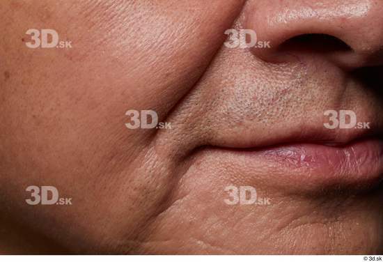 Face Mouth Nose Cheek Skin Man Slim Wrinkles Studio photo references