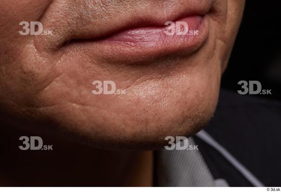 Face Mouth Skin Man Slim Wrinkles Studio photo references