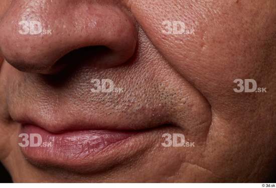 Face Mouth Nose Cheek Skin Man Slim Wrinkles Studio photo references