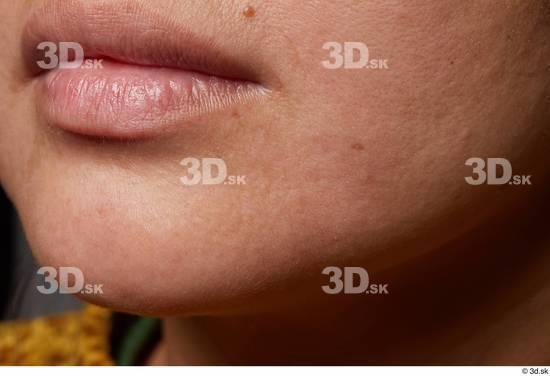 Face Mouth Cheek Skin Woman Slim Studio photo references