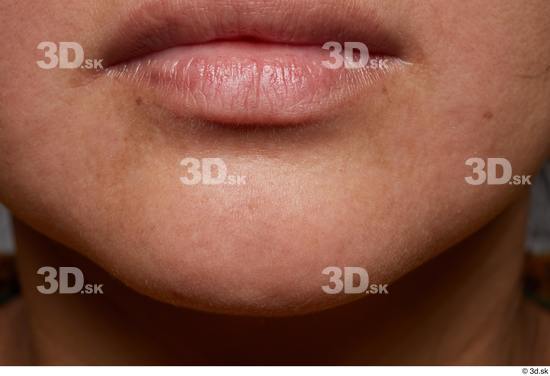 Face Mouth Skin Woman Slim Studio photo references