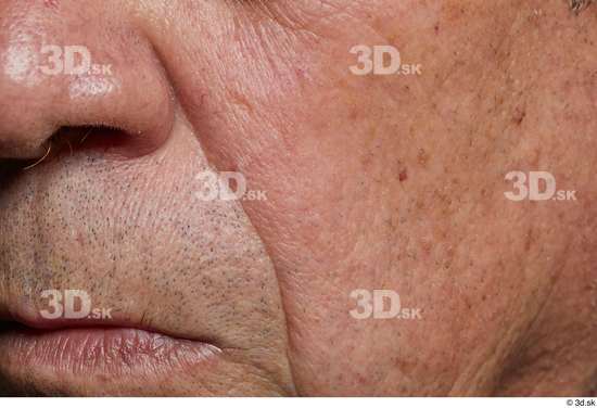 Face Mouth Nose Cheek Skin Man Wrinkles Studio photo references