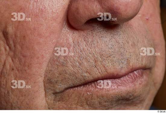 Face Mouth Nose Cheek Skin Man Wrinkles Studio photo references