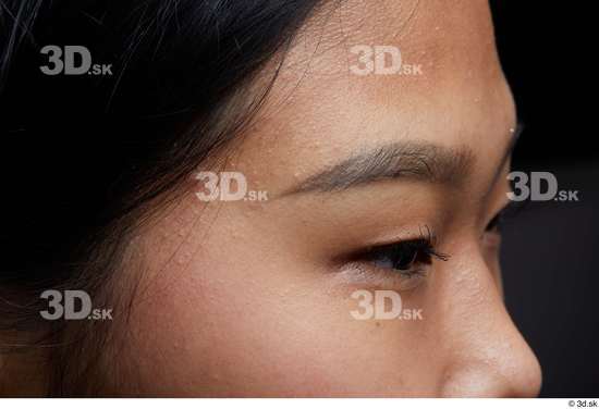 Eye Face Cheek Hair Skin Woman Asian Slim Studio photo references