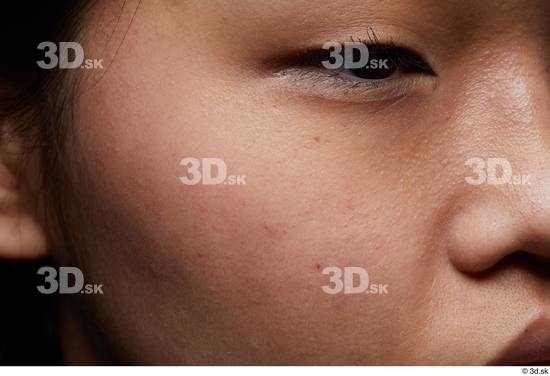 Eye Face Nose Cheek Skin Woman Asian Slim Studio photo references