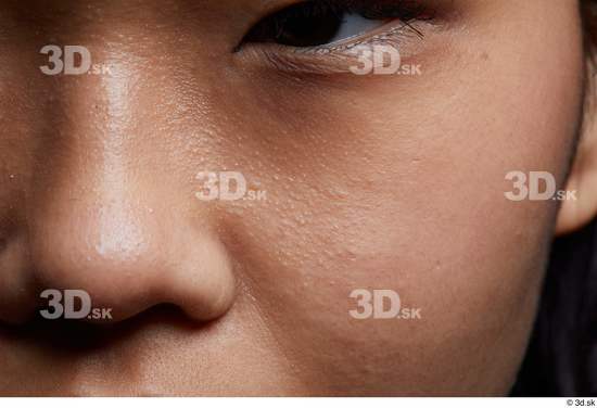 Eye Face Nose Cheek Skin Woman Asian Slim Studio photo references