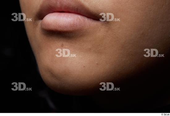 Face Mouth Skin Woman Asian Slim Studio photo references