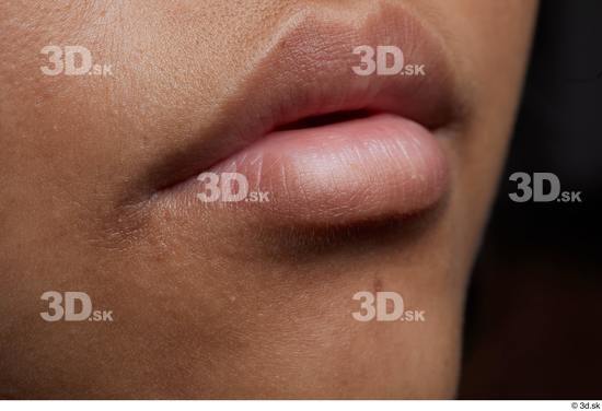 Face Mouth Skin Woman Asian Slim Studio photo references