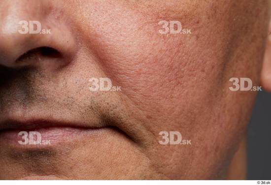 Face Mouth Nose Cheek Skin Man Slim Wrinkles Studio photo references