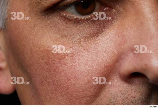 Eye Face Cheek Skin Man Slim Wrinkles Studio photo references