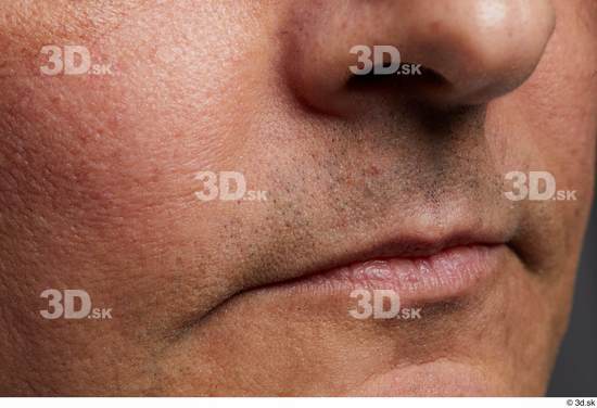 Face Mouth Nose Cheek Skin Man Slim Wrinkles Studio photo references