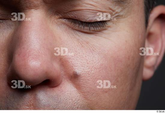 Eye Face Cheek Skin Man Slim Wrinkles Studio photo references