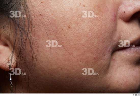 Face Nose Cheek Hair Skin Woman Chubby Studio photo references