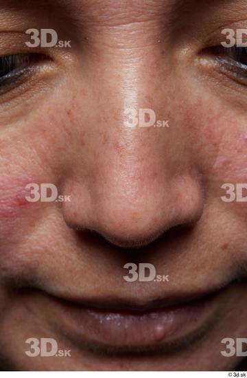 Face Nose Skin Woman Chubby Wrinkles Studio photo references