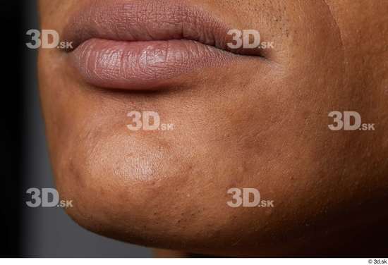 Face Mouth Skin Man Black Slim Studio photo references