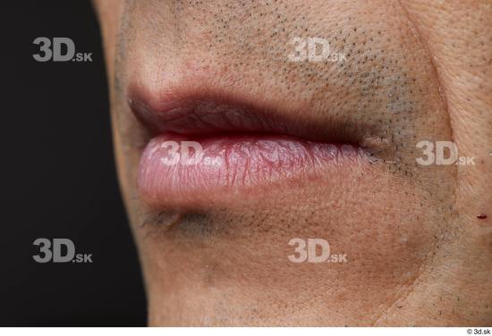 Face Mouth Skin Man Slim Studio photo references