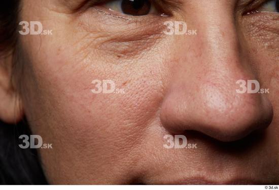 Face Nose Cheek Skin Woman Slim Wrinkles Studio photo references