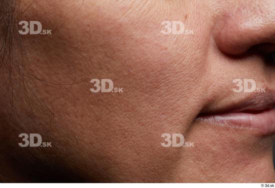 Face Mouth Nose Cheek Skin Woman Slim Studio photo references