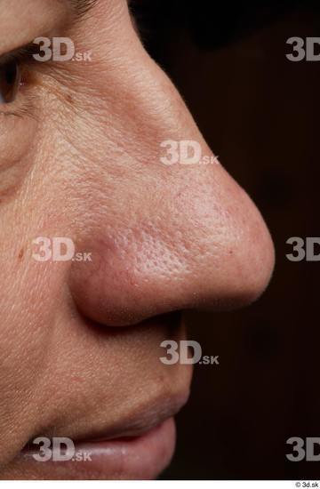 Face Mouth Nose Skin Woman Slim Wrinkles Studio photo references