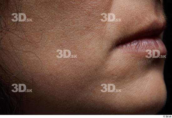 Face Mouth Cheek Skin Woman Slim Studio photo references