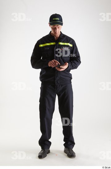 Whole Body Man White Uniform Athletic Studio photo references