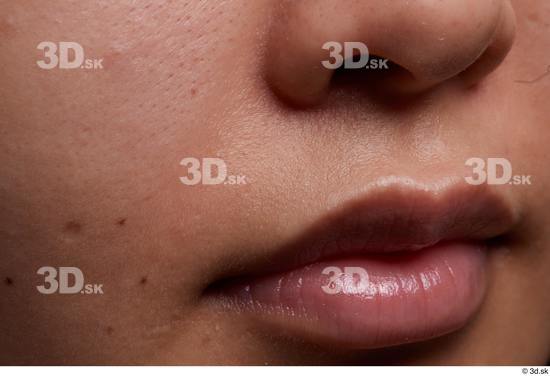 Face Mouth Nose Cheek Skin Woman Slim Studio photo references