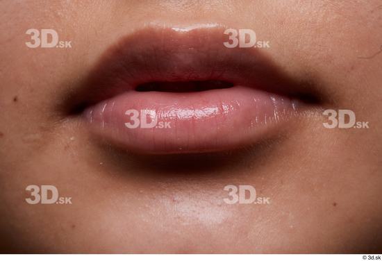 Face Mouth Skin Woman Slim Studio photo references