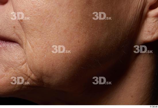 Face Cheek Skin Woman Slim Wrinkles Studio photo references