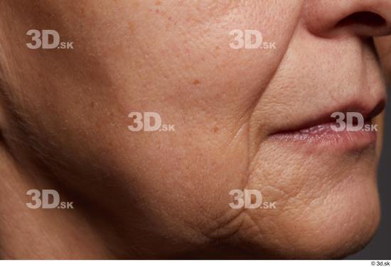 Face Mouth Cheek Skin Woman Slim Wrinkles Studio photo references