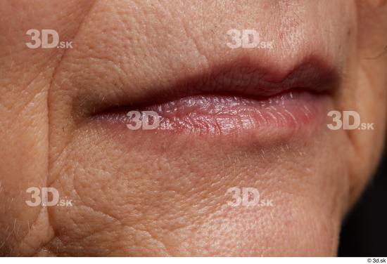 Face Mouth Skin Woman Slim Wrinkles Studio photo references