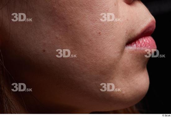 Face Mouth Cheek Skin Woman Asian Slim Studio photo references