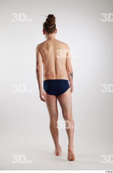 Man White Slim Male Studio Poses