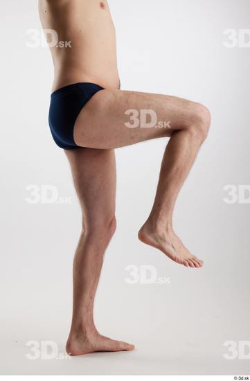 Man White Slim Male Studio Poses