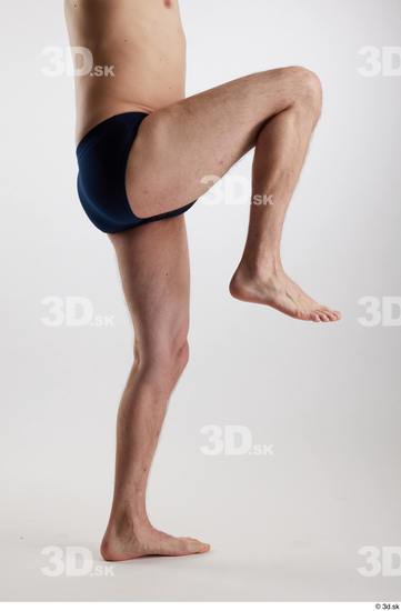 Man White Slim Male Studio Poses