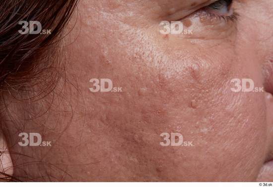 Face Cheek Hair Skin Woman Chubby Wrinkles Studio photo references