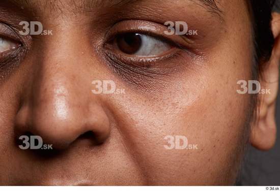 Eye Face Nose Cheek Skin Woman Chubby Wrinkles Studio photo references