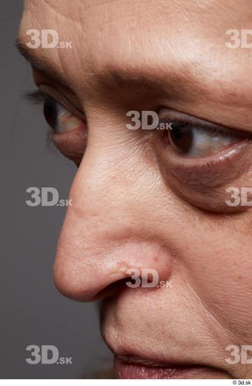 Eye Face Mouth Nose Skin Woman Slim Wrinkles Studio photo references