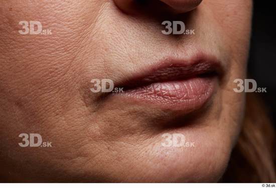 Face Mouth Cheek Skin Woman Slim Wrinkles Studio photo references