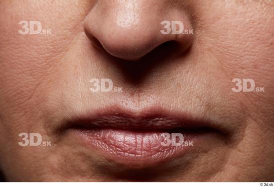 Face Mouth Nose Skin Woman Slim Wrinkles Studio photo references