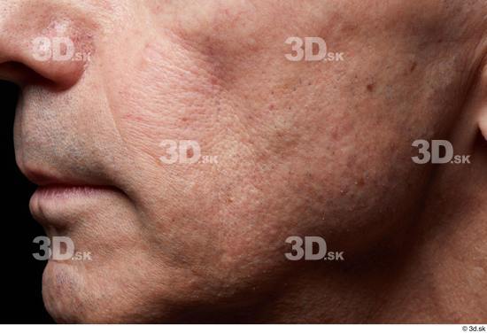 Face Mouth Nose Cheek Skin Man Slim Wrinkles Studio photo references